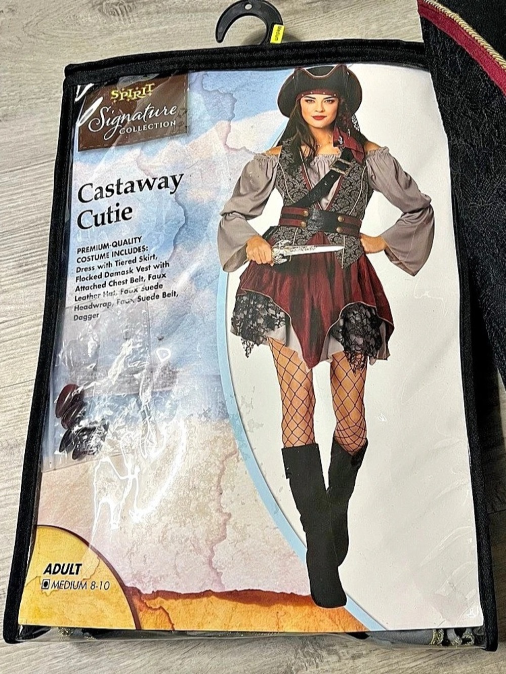Spirit Halloween Castaway Cutie Pirate Costume - The Signature Collection Pirate